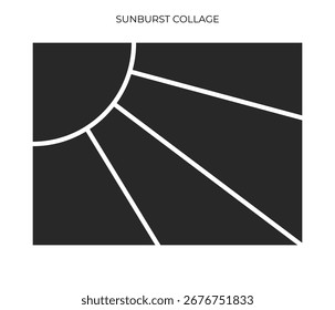 Este ícone retrata um sol estilizado com raios, secionado em vários quadros, assemelhando-se a uma colagem de fotos.
