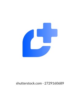 Este icono presenta un diseño limpio, moderno y versátil que combina temas médicos y digitales.