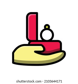 this is icon for give ring. eps 10