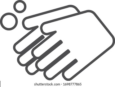 this is the icon of hand wash.