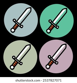 Esta ilustração ícone pode ser usado no ícone do jogo, ícone web e outro lugar