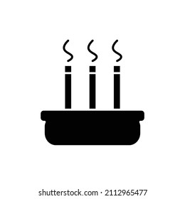 this is icon for incense. eps 10