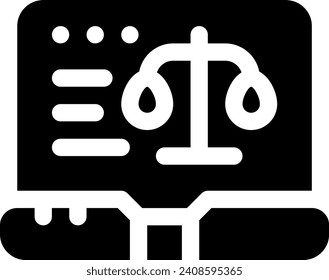 this icon or logo advocacy icon or other where it explains the matters relating to law and their resolution or other