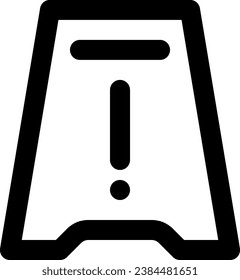 this icon or logo alert and warning icon or other where it explains the 
 prohibited orders that are often encountered on the street and others and can be used for web, 
application and logo design
