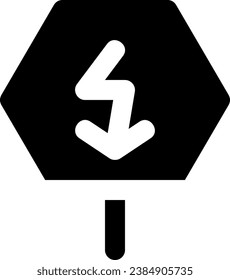 this icon or logo alert and warning icon or other where it explains the  prohibited orders that are often encountered on the street and others and can be used for web, 
application and logo design