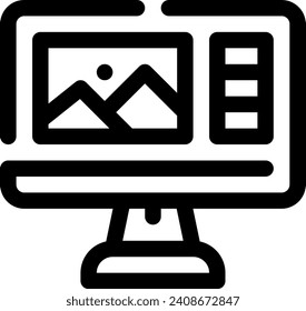 this icon or logo artist studio icon or other where it explaints the equipment or things related to or that must be owned by a painter or design application software or other and be used for web