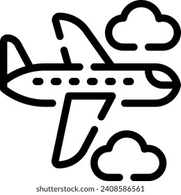 this icon or logo aviation icon or other where it explaints the things related to aviation or equipment for aviation or design application software or other and be used for web