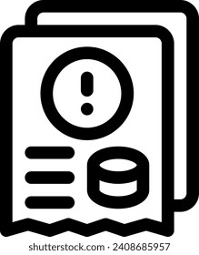 this icon or logo business risks icon or other where it explaints the something that has an impact on ongoing business and must be faced or design application software or other and be used for web