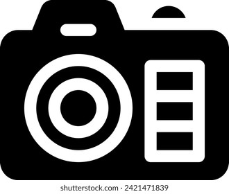 this icon or logo camera icon or other where it explaints type camera type or camera type and others or design application software 
