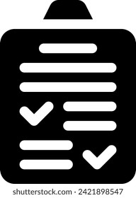 this icon or logo checklist icon or other where it explaints the form of response or approval is in the form of a checklist and others or design application software 
