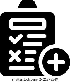 este icono o icono de lista de verificación de logotipo u otro en el que se explique la forma de respuesta o aprobación que se presenta en forma de lista de comprobación y otros o diseño de software de aplicación 