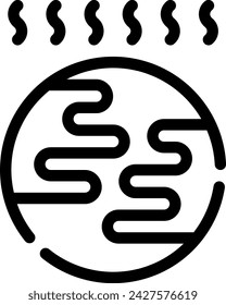 this icon or logo climate change icon or other where it various types of climate changes such as sometimes too hot, windy and others or design application software 