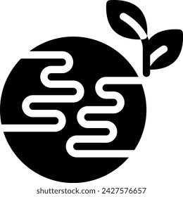 this icon or logo climate change icon or other where it various types of climate changes such as sometimes too hot, windy and others or design application software 