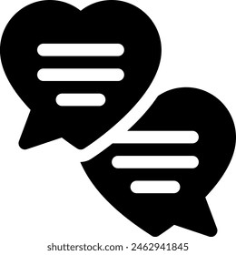 this icon or logo dating app icon or other where everything related to dating app like feature and others or design application software