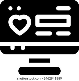 this icon or logo dating app icon or other where everything related to dating app like feature and others or design application software