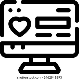 Dieses Icon oder Logo Dating App Icon oder andere, wo alles im Zusammenhang mit Dating App wie Feature und andere oder Design-Anwendung Software
