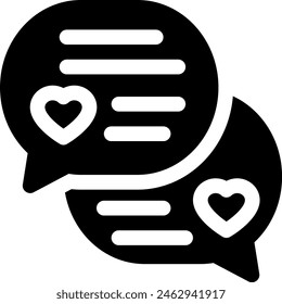 this icon or logo dating app icon or other where everything related to dating app like feature and others or design application software