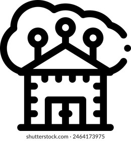 this icon or logo digital distruption icon or other where everything related to distruption and others or design application software
