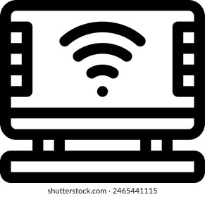 this icon or logo digital technology icon or other where everything related to digital technology and others or design application software