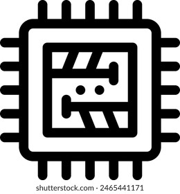 this icon or logo digital technology icon or other where everything related to digital technology and others or design application software