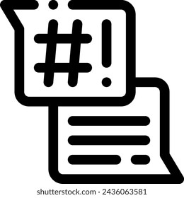 this icon or logo discussion icon or other where all matters relating to discussion activities, preparation and others or design application software