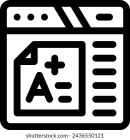 this icon or logo e learning icon or other where everything related to online learning and others or design application software