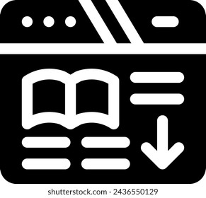 this icon or logo e learning icon or other where everything related to online learning and others or design application software