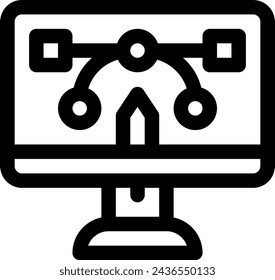 this icon or logo e learning icon or other where everything related to online learning and others or design application software
