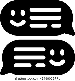 this icon or logo feedbacks icon or other where everything related to feedbacks from customers about service and others or design application software