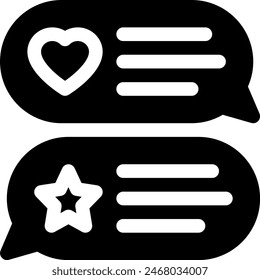this icon or logo feedbacks icon or other where everything related to feedbacks from customers about service and others or design application software