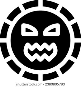 This icon or logo is found about Hallowen Festival or other where it explains the elements related to Halloween such as property etc
 and can be used for web, application and logo design