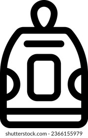 This icon or logo is found in Japan or other where it explains the amulet,  Japanese beliefs etc and can be used for web, application and logo design