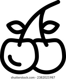 This icon or logo is fruits icon or healthy eating etc and can be used for web, application and logo design