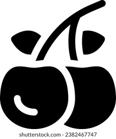 This icon or logo is fruits icon or healthy eating etc and can be used for web, application and logo design