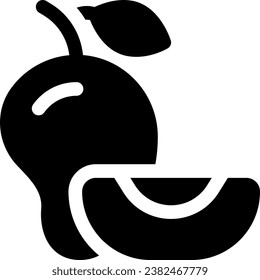 This icon or logo is fruits icon or healthy eating etc and can be used for web, application and logo design