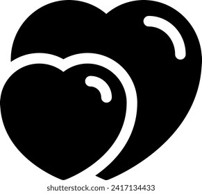 este icono o logotipo, icono de corazones u otro en el que se expliquen los símbolos o elementos sobre sentimientos o formas de amor, etc y se utilicen para el diseño web, de aplicaciones y de logotipos