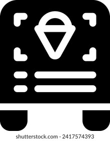 this icon or logo ice cream icon or other where it explaints the all types of ice cream, be it flavors, colors, lists of ice creams and others or design application software or other