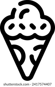 this icon or logo ice cream icon or other where it explaints the all types of ice cream, be it flavors, colors, lists of ice creams and others or design application software or other