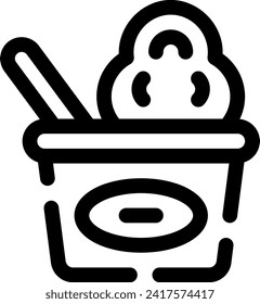 this icon or logo ice cream icon or other where it explaints the all types of ice cream, be it flavors, colors, lists of ice creams and others or design application software or other