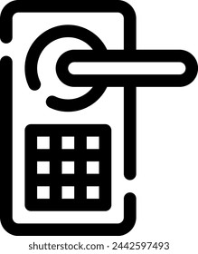 this icon or logo keys and locks icon or other where everything related to locks or kinds of locks and others or design application software