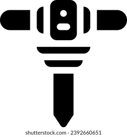 dieses Symbol oder Logo-Mining-Symbol oder eine andere, in der es die Ausrüstung, die Kleidung, die Bergbauerzeugnisse und andere in der Bergbauindustrie erklärt und für das Web-, Anwendungs- und Logo-Design verwendet wird