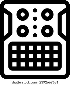 this icon or logo music icon or other where it explains the types of musical instruments that are often played and others and be used for web, application and logo design