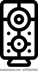 this icon or logo music icon or other where it explains the types of musical instruments that are often played and others and be used for web, application and logo design