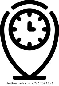 this icon or logo navigation icon or other where it explaints the symbols in the form of instructions that direct the user to a goal and others or design application software or other