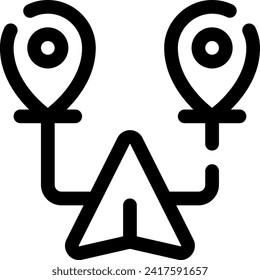 este icono o logotipo icono de navegación u otro en el que se explican los símbolos en forma de instrucciones que dirigen al usuario a un objetivo u otros, o diseñan software de aplicación u otro