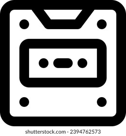this icon or logo news and journal icon or other where it explains the sources of the latest information in the form of accidents and others, tools used to support news production and be used for web