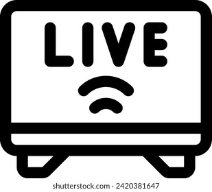 dieses Symbol oder Logo, das Online-Streaming-Symbol oder eine andere, wenn es Dinge erklärt, die von einer Institution vorbereitet werden müssen, um Informationen online für die Öffentlichkeit und andere bereitzustellen, oder Design-App 