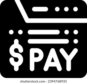 este icono o logotipo icono de pago u otro en el que se expliquen los medios de pago, los pagos de facturas después de la compra en línea, el dinero por pago, etc y se utilicen para la web, 
diseño de aplicaciones y logotipos