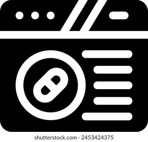 este icono o logotipo de farmacia icono u otro donde todo lo relacionado con el tipo de medicamentos y otros o el diseño de software de aplicación