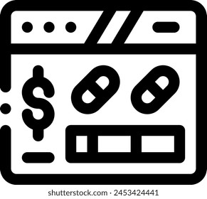 Dieses Icon oder Logo Apotheken-Icon oder andere, wo alles im Zusammenhang mit Art von Medikamenten und andere oder Design-Anwendungssoftware